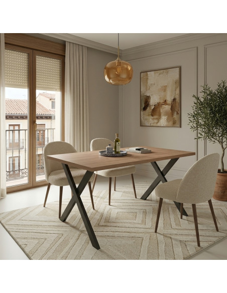 Mesa rectangular fija XENIA