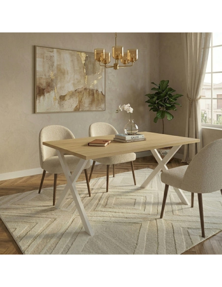 Mesa rectangular fija XENIA