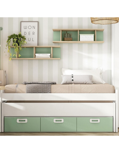 Cama compacta tres cajones MAX