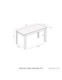 Mesa de comedor extensible LYS II