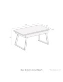 Mesa de centro convertible LYS