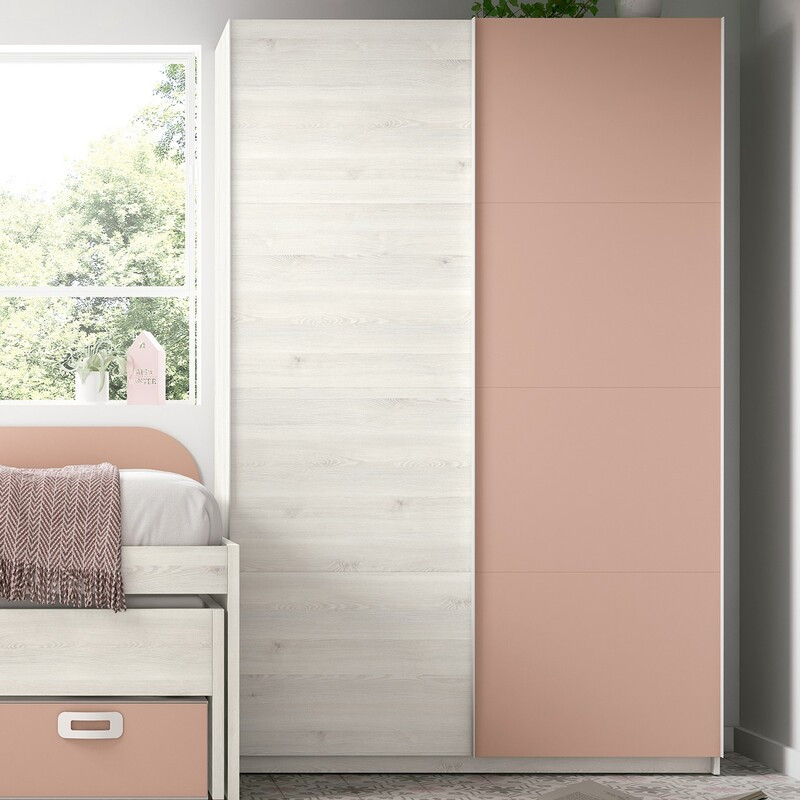 Armario dos puertas correderas 240cm MAX