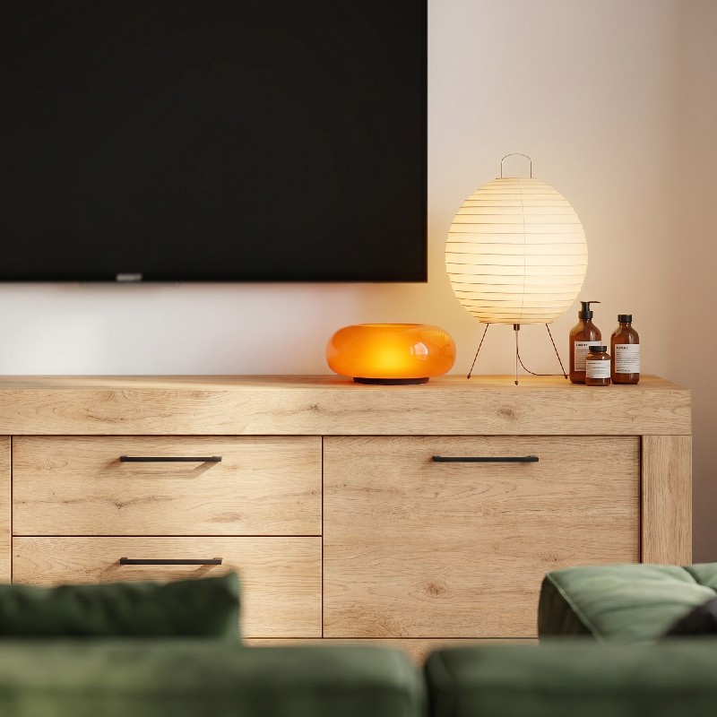 Mueble TV dos cajones y dos puertas 181 cm DALIA