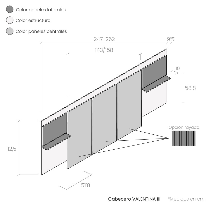 Cabecero VALENTINA III