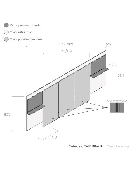 Cabecero VALENTINA III