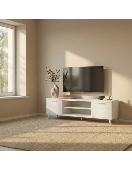 Mueble TV dos puertas y dos huecos MARCO