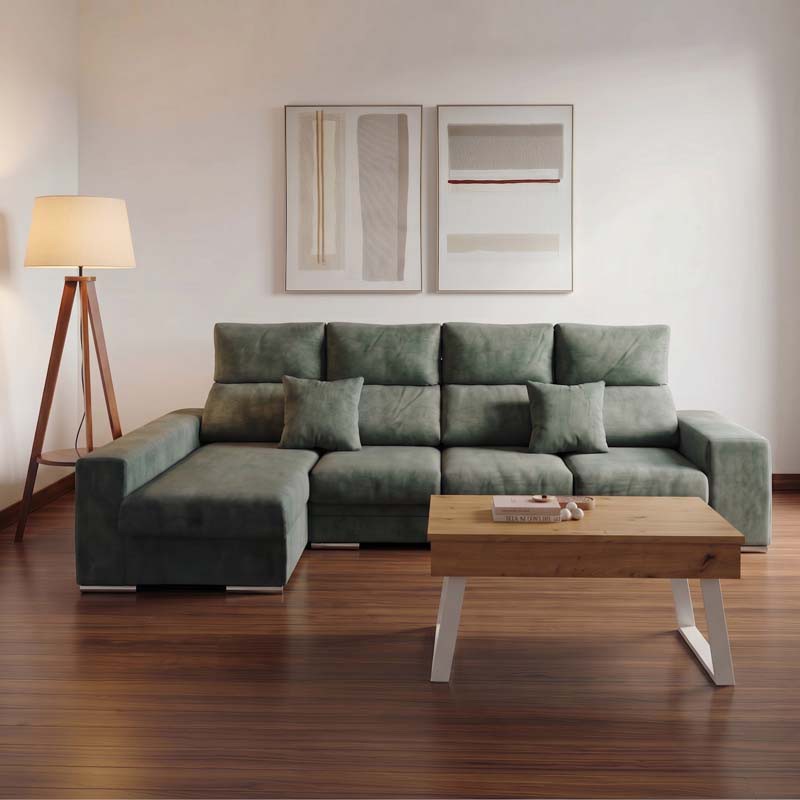 Chaise longue con arcón elevable SAVONA