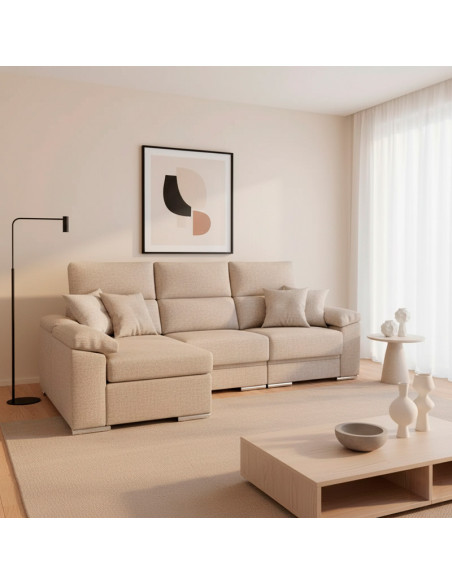 Chaise longue reversible CIRELLA
