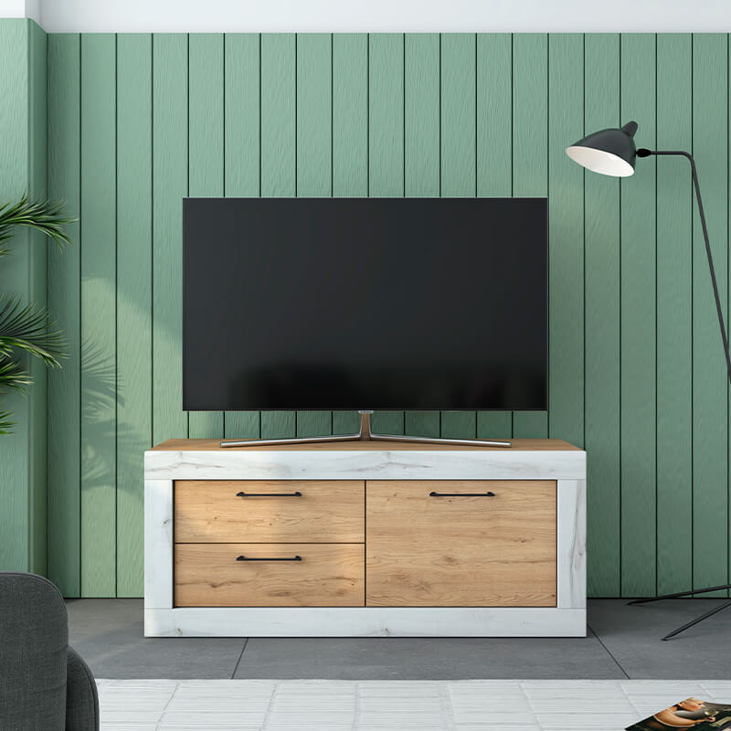 Mueble TV dos cajones y una puerta DALIA