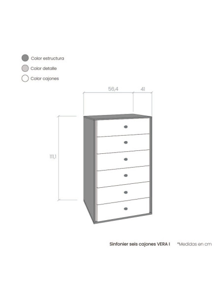 Sinfonier seis cajones VERA I
