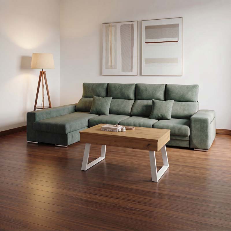 Chaise longue con arcón elevable SAVONA