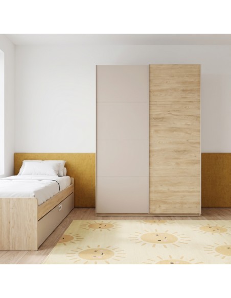 Armario dos puertas correderas 215cm MAX