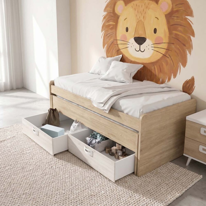 Cama compacta dos cajones MAX 2