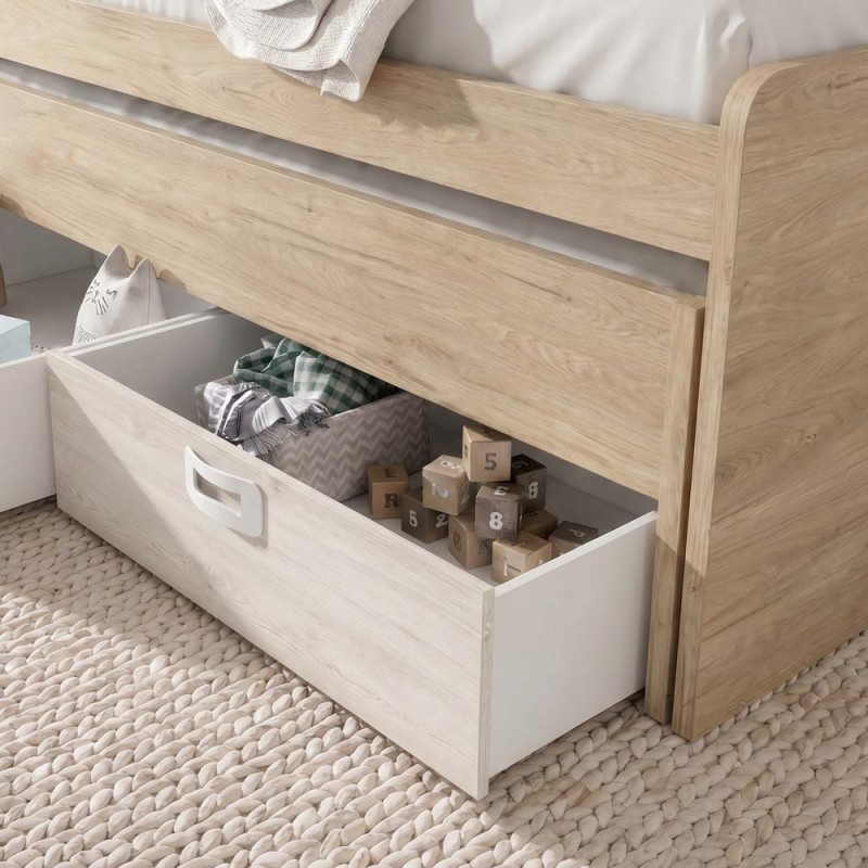 Cama compacta dos cajones MAX