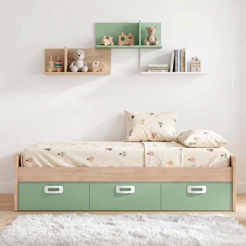 Cama nido tres cajones MAX