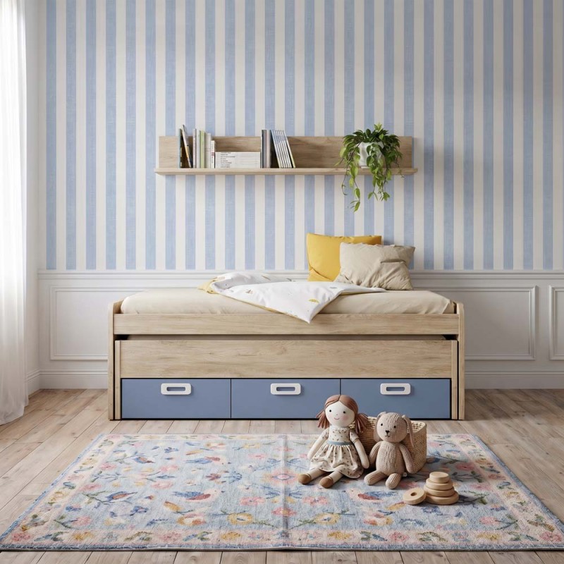 Cama compacta tres cajones MAX