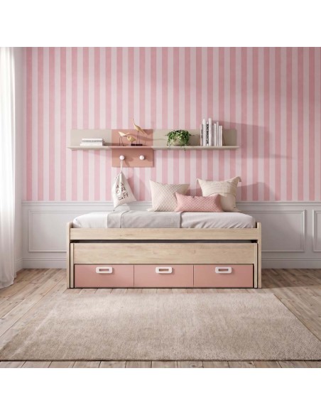 Cama compacta tres cajones MAX
