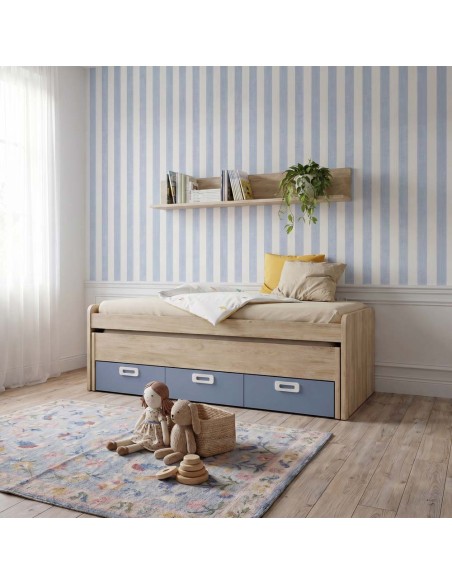 Cama compacta tres cajones MAX