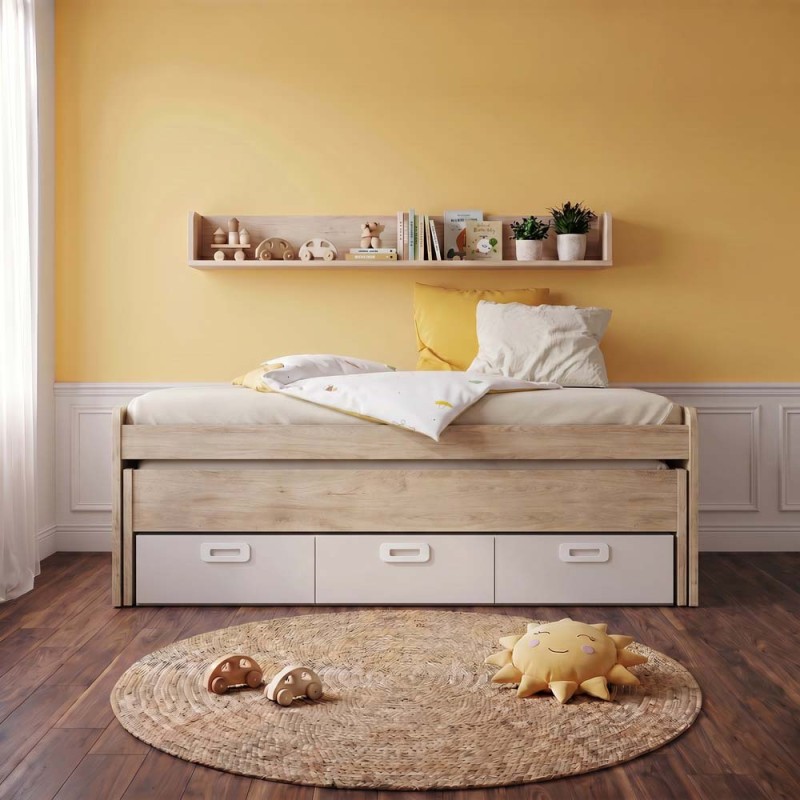 Cama compacta tres cajones MAX