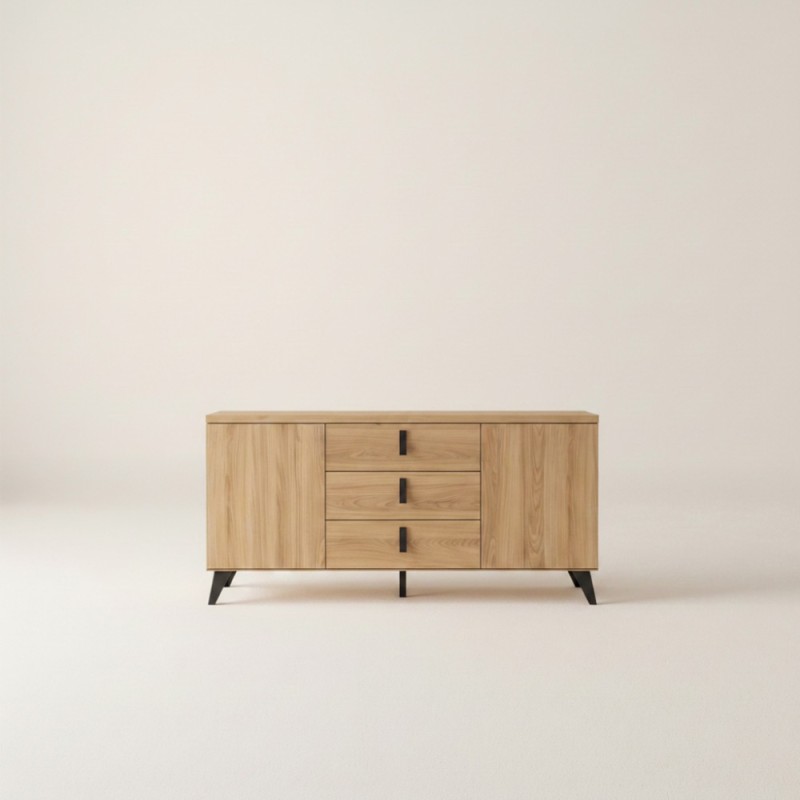 Mueble TV dos puertas y tres cajones ELISA
