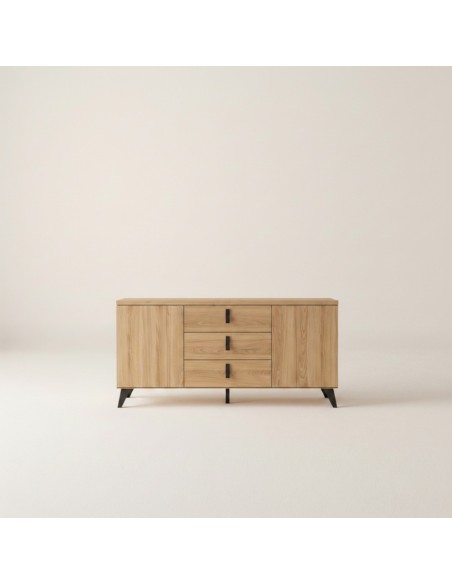 Mueble TV dos puertas y tres cajones ELISA