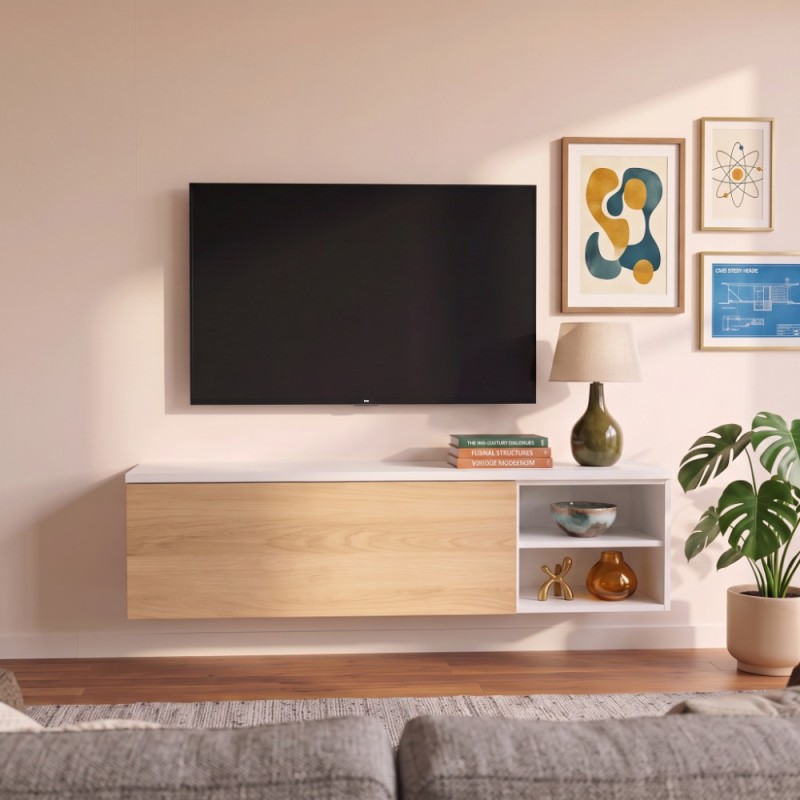 Modulo TV con hueco para colgar ELISA