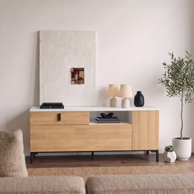 Mueble TV con hueco 150 cm ELISA