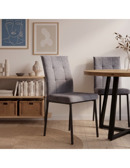 Silla de salón tapizada ELARIS