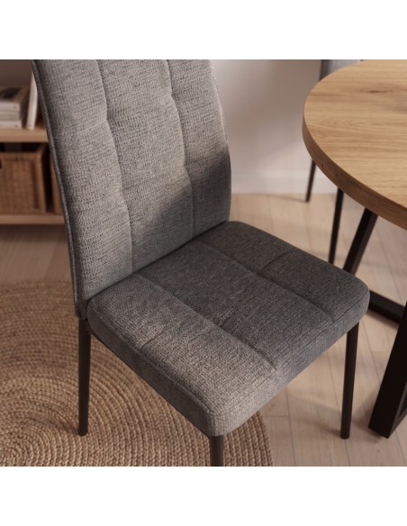 Silla de salón tapizada ELARIS