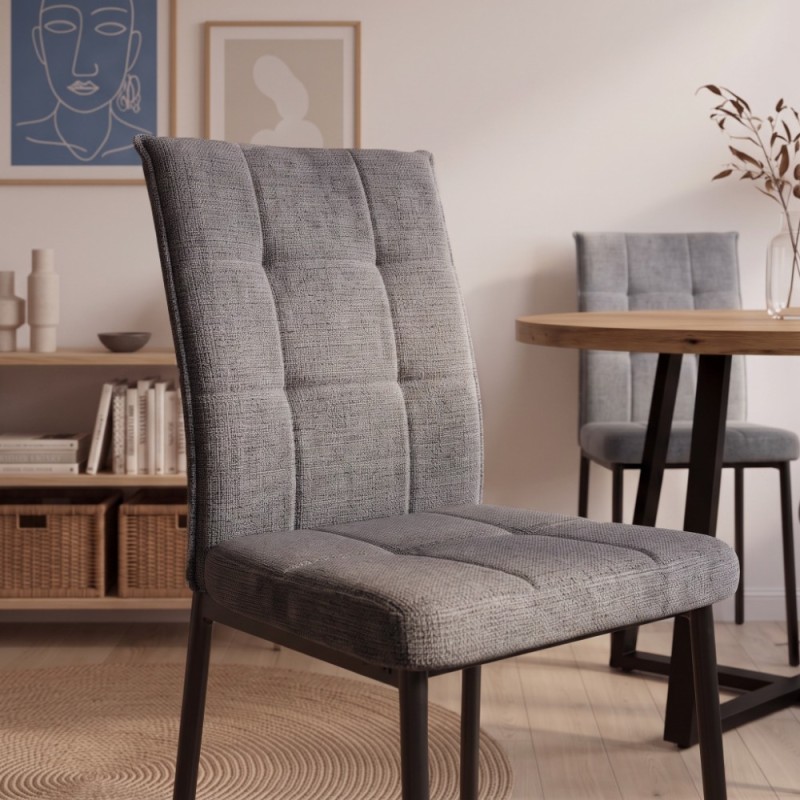 Silla de salón tapizada ELARIS
