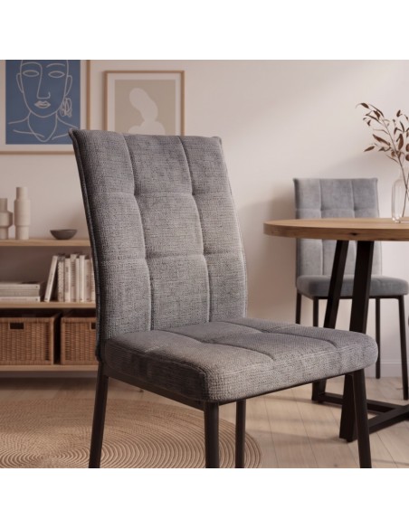 Silla de salón tapizada ELARIS