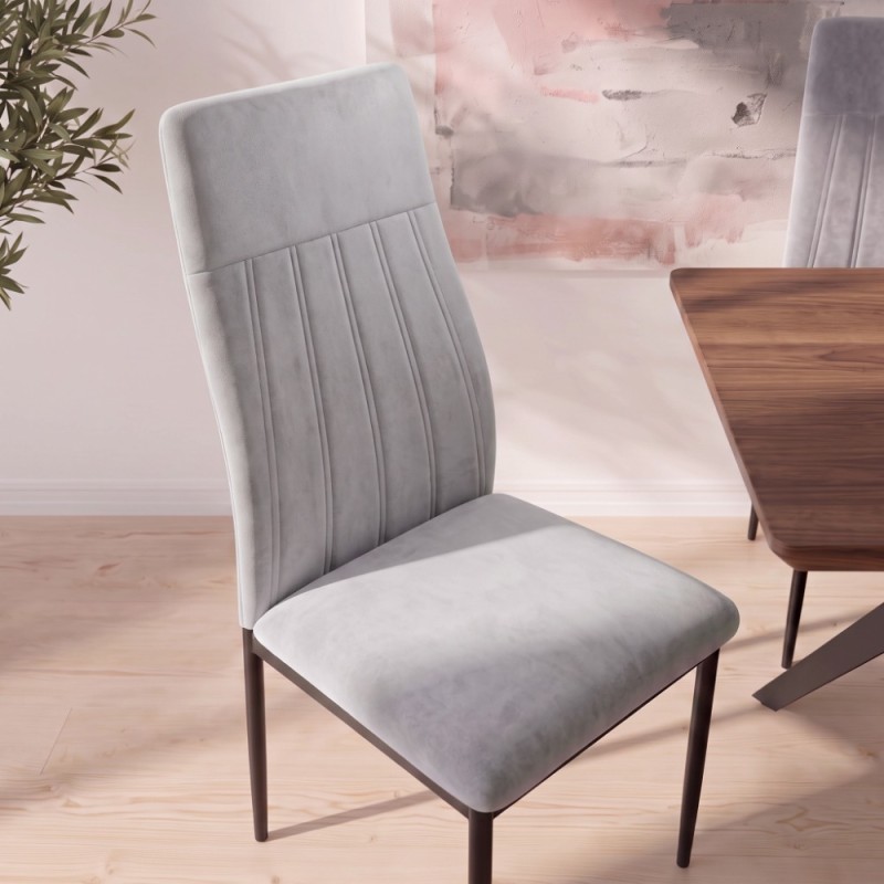 Silla de salón tapizada VIRELA 2