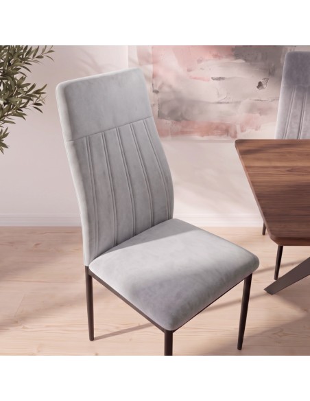 Silla de salón tapizada VIRELA