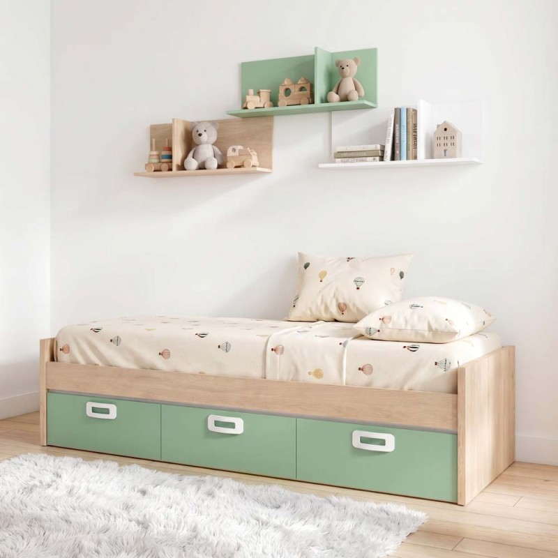 Cama nido tres cajones MAX