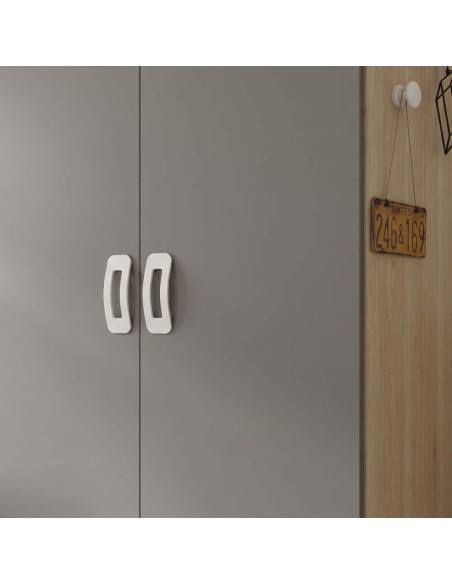 Armario dos puertas batientes 240cm MAX