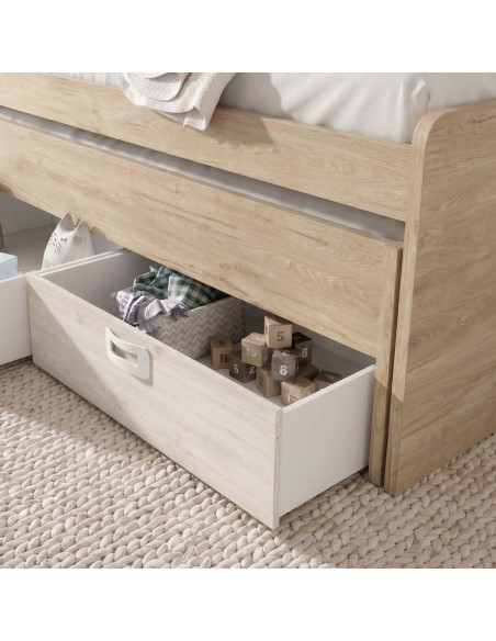 Cama compacta dos cajones MAX