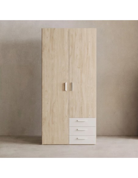 Armario dos puertas y tres cajones 240cm MAX