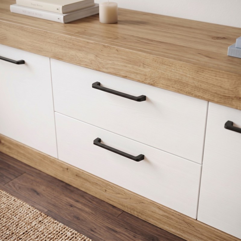 Mueble TV dos cajones y dos puertas 154 cm DALIA 2