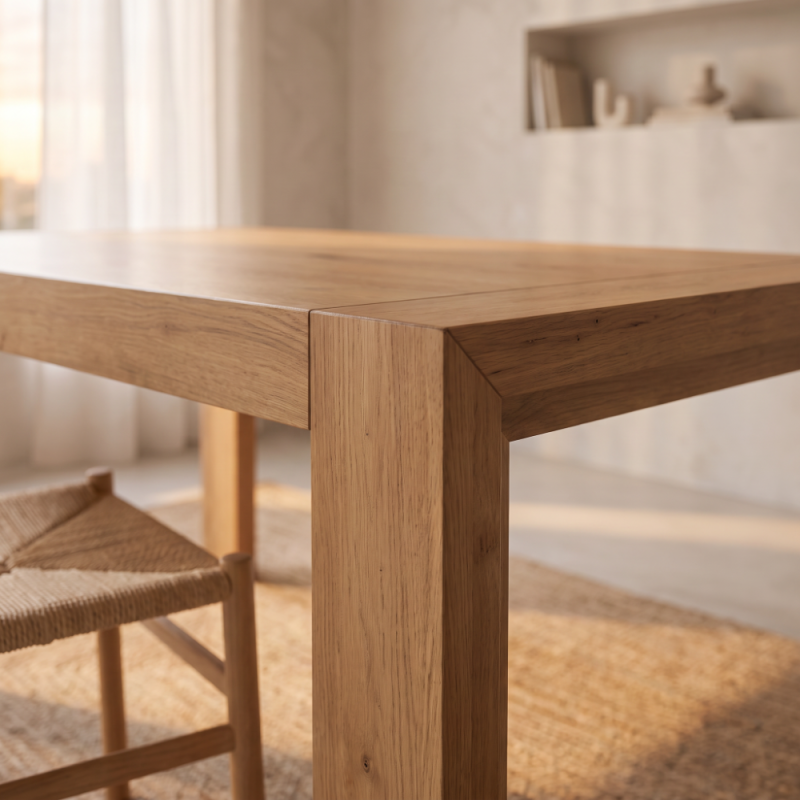 Mesa rectangular pata deslizante DALIA 2