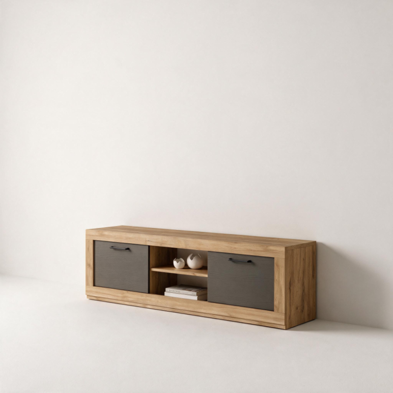 Mueble TV dos puertas y un estante 181 cm DALIA