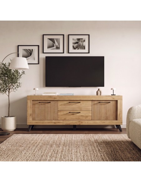 Mueble TV dos cajones y dos puertas 181 cm DALIA