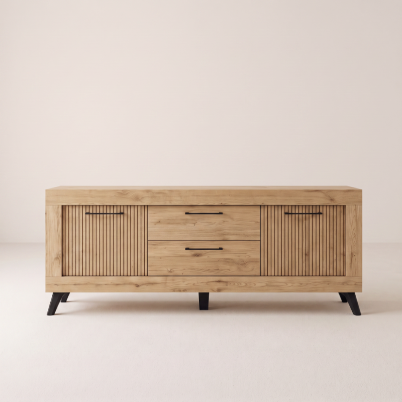 Mueble TV dos cajones y dos puertas 181 cm DALIA