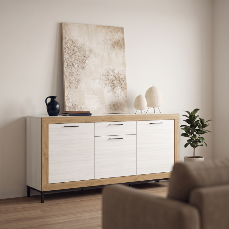 Aparador un cajon y tres puertas 181 cm DALIA