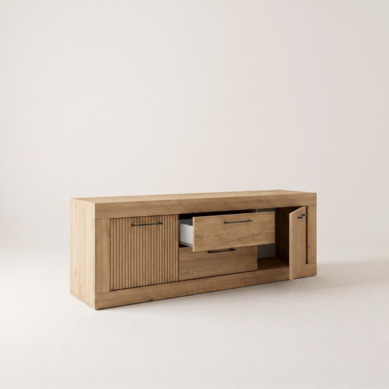 Mueble TV dos cajones y dos puertas 154 cm DALIA