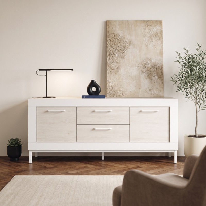 Mueble TV dos cajones y dos puertas 154 cm DALIA
