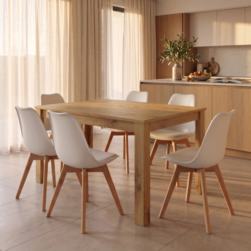 Mesa comedor rectangular extensible DANIELA