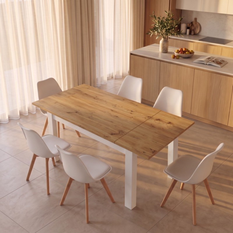 Mesa comedor rectangular extensible DANIELA (exprés)