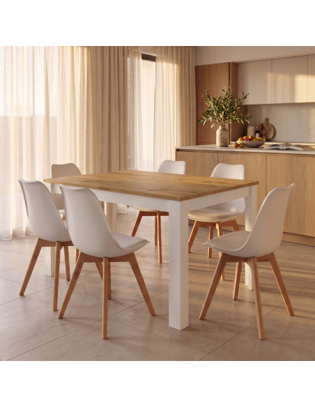 Mesa comedor rectangular extensible DANIELA (exprés)