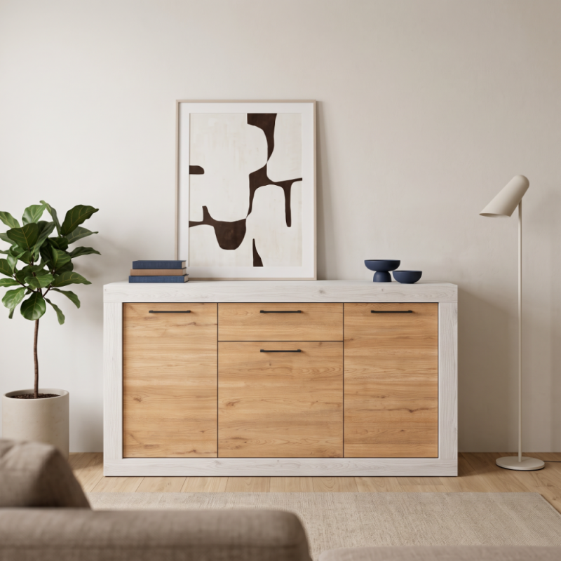 Aparador un cajon y tres puertas 154 cm DALIA