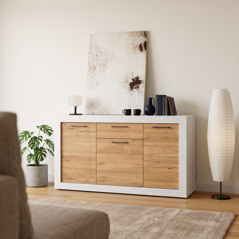 Aparador un cajon y tres puertas 154 cm DALIA